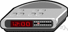 clock radio - a radio that includes a clock that can be set to turn it on automatically