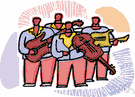 string quartet - an instrumental quartet with 2 violins and a viola and a cello