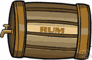 rum - liquor distilled from fermented molasses