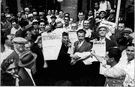 political movement - a group of people working together to achieve a political goal