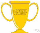 champ - someone who has won first place in a competition