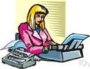 secretary - an assistant who handles correspondence and clerical work for a boss or an organization