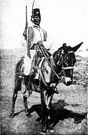 cavalryman - a soldier mounted on horseback
