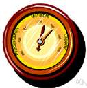 barometric - relating to atmospheric pressure or indicated by a barometer