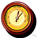 barometrical - relating to atmospheric pressure or indicated by a barometer