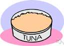tuna fish - important warm-water fatty fish of the genus Thunnus of the family Scombridae