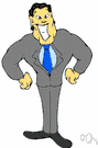 muscleman - a bully employed as a thug or bodyguard