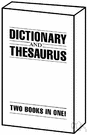 thesaurus - a book containing a classified list of synonyms