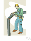 plumber - a craftsman who installs and repairs pipes and fixtures and appliances