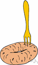 cruller - small friedcake formed into twisted strips and fried