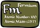 fermium - a radioactive transuranic metallic element produced by bombarding plutonium with neutrons