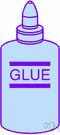 glue - cement consisting of a sticky substance that is used as an adhesive