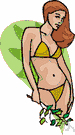bikini - a woman's very brief bathing suit