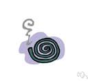 turbinate - in the shape of a coil
