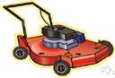 hand mower - a lawn mower that is operated by hand