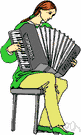 accordionist - a musician who plays the accordion