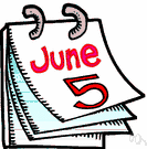 june - the month following May and preceding July