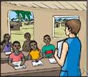 attendance check - a call of students' names in a classroom
