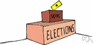 campaign - a race between candidates for elective office