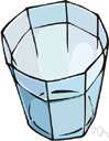 water glass - a glass for drinking water