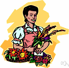 florist - someone who grows and deals in flowers