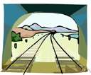 tunnel - a passageway through or under something, usually underground (especially one for trains or cars)