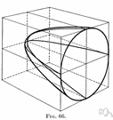 paraboloid - a surface having parabolic sections parallel to a single coordinate axis and elliptic sections perpendicular to that axis