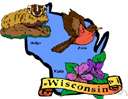 WI - a midwestern state in north central United States