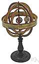 armillary sphere - a celestial globe consisting of metal hoops
