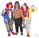 clown around - act as or like a clown
