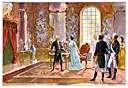 ball - a lavish dance requiring formal attire