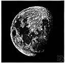 Mare - a dark region of considerable extent on the surface of the moon