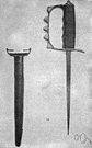 trench knife - a knife with a double-edged blade for hand-to-hand fighting