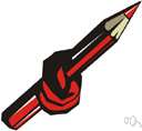 writing implement - an implement that is used to write