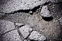 asphalt - mixed asphalt and crushed gravel or sand