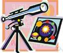 solar telescope - a telescope designed to make observations of the sun