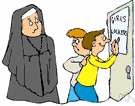 church school - a private religious school run by a church or parish