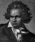 Beethoven - German composer of instrumental music (especially symphonic and chamber music)