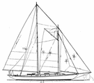 windjammer - a large sailing ship