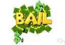 bond - (criminal law) money that must be forfeited by the bondsman if an accused person fails to appear in court for trial