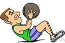 medicine ball - heavy ball used in physical training