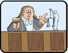 justice - a public official authorized to decide questions brought before a court of justice