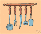 rack - framework for holding objects