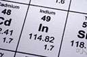 indium - a rare soft silvery metallic element