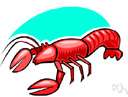 true lobster - large edible marine crustaceans having large pincers on the first pair of legs