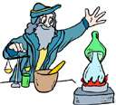 alchemistic - of or relating to alchemists