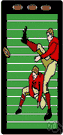 extra point - in American football a point awarded for a successful place kick following a touchdown