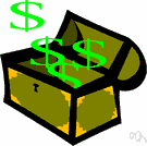 lockbox - a fireproof metal strongbox (usually in a bank) for storing valuables