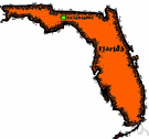 FL - a state in southeastern United States between the Atlantic and the Gulf of Mexico
