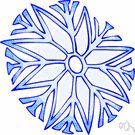 snowflake - a crystal of snow